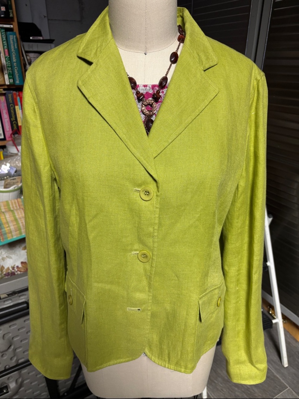 Talbots Lime Green Tailored Women's Blazer